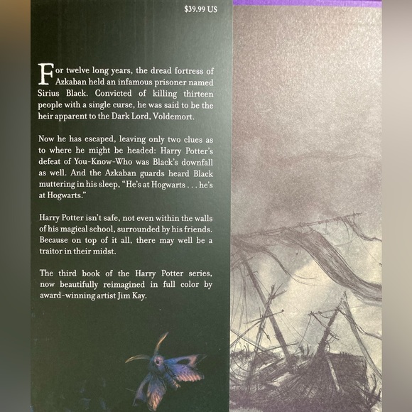 Harry Potter & the Prisoner of Azkaban Illustrated Edition Book 3 w FREE PRINT - Picture 4 of 4